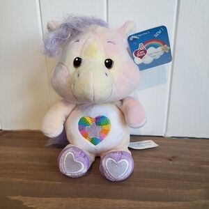 NWT RARE Noble Heart Horse 8" Care Bear Cousins bean plush 20th Anniversary 2004